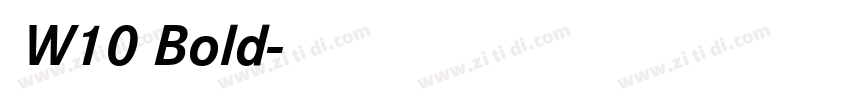 微软雅黑 W10 Bold字体转换